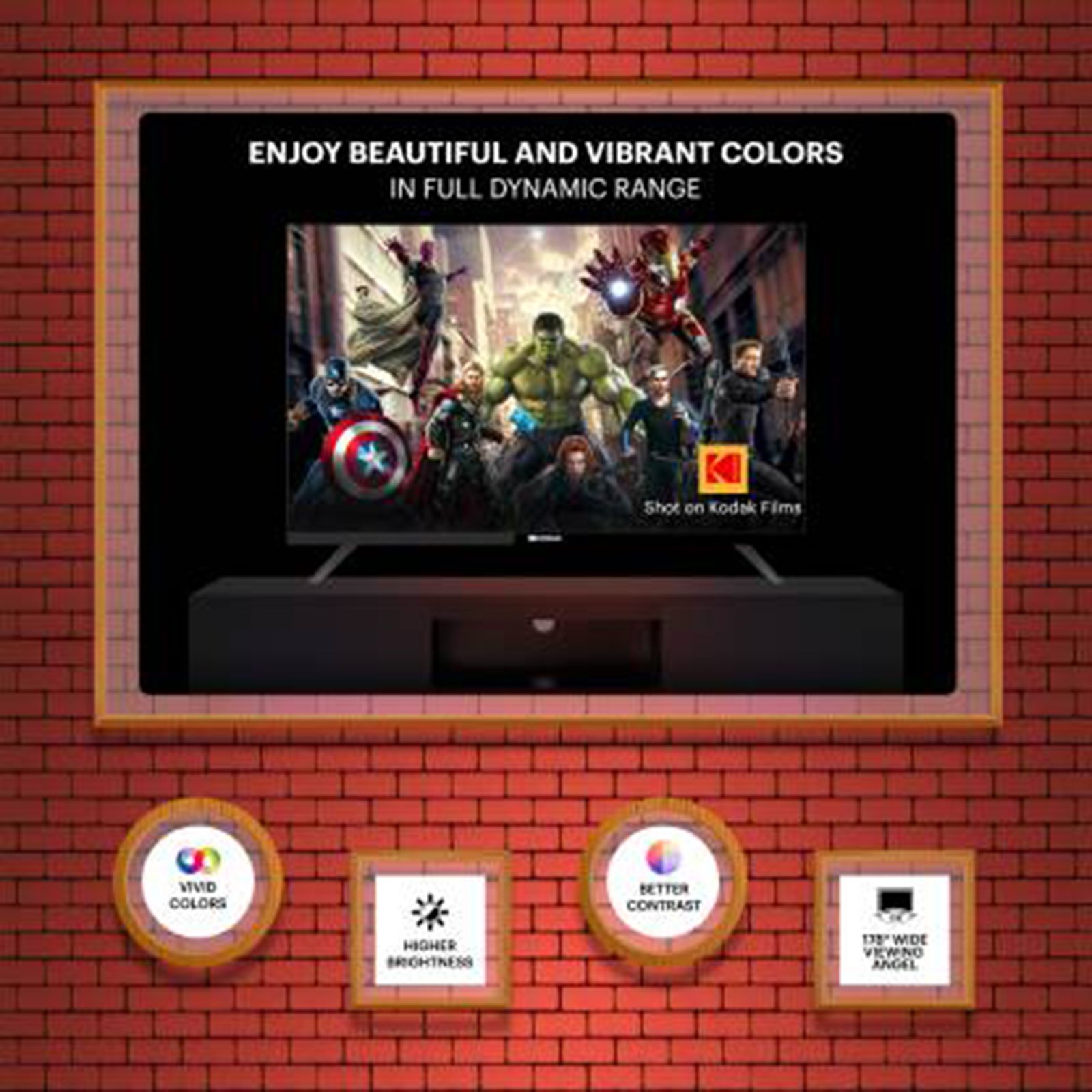 Buy Kodak 9xpro 80 Cm 32 Inch Hd Ready Led Smart Android Tv With Dolby Audio Online Croma 0156